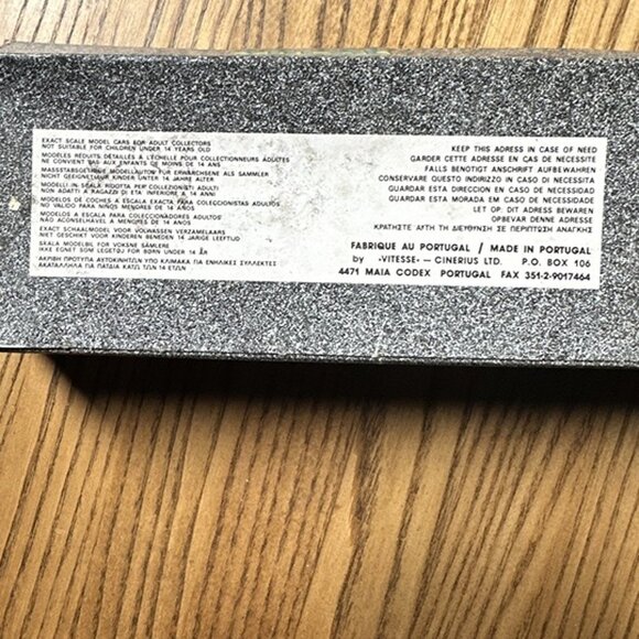 Vitesse #27 Junior Johson Daytona Beach 1/43 1959 Chevy Impala #393 Mint Boxed - Picture 1 of 4